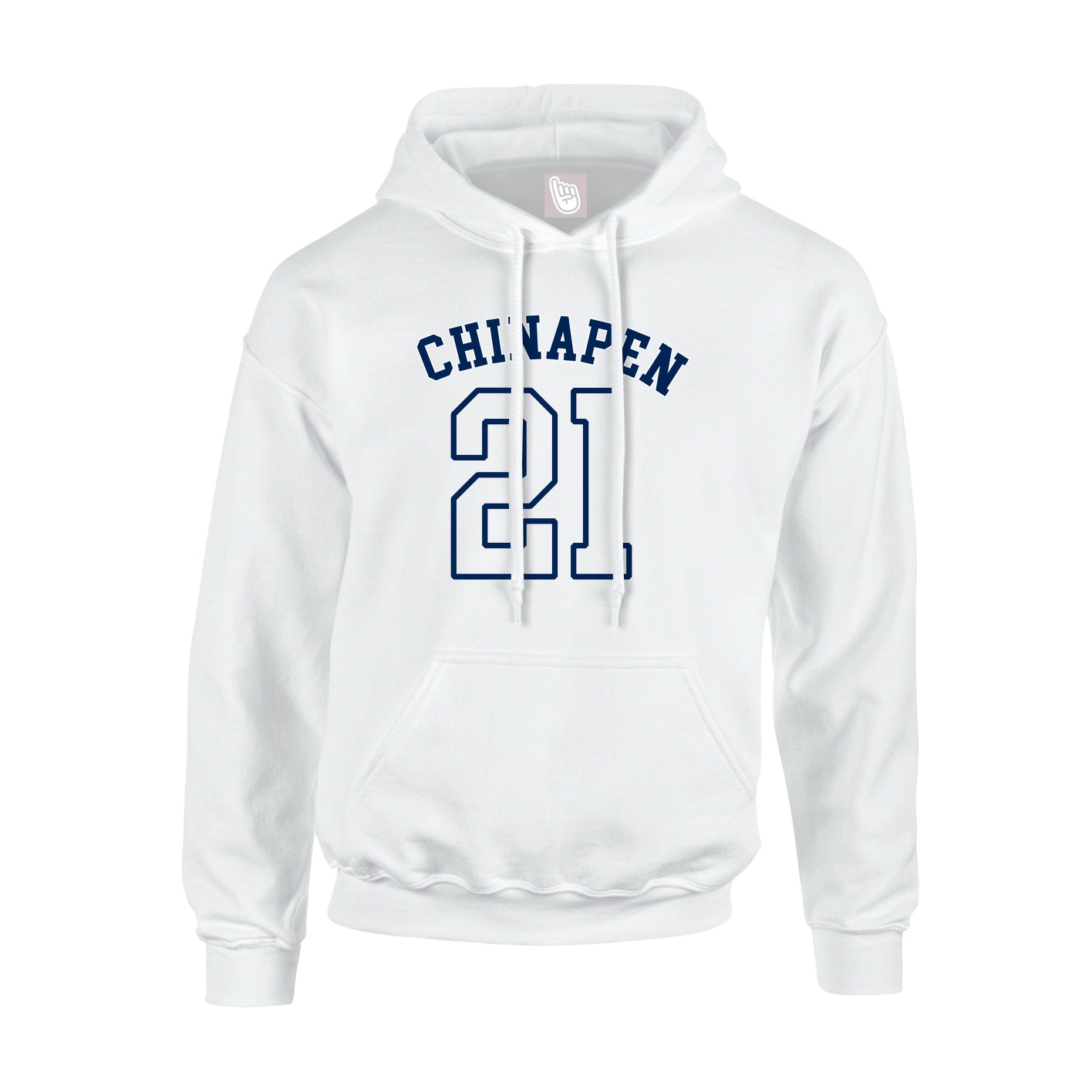 Hoodie — Shirsey Arch in White