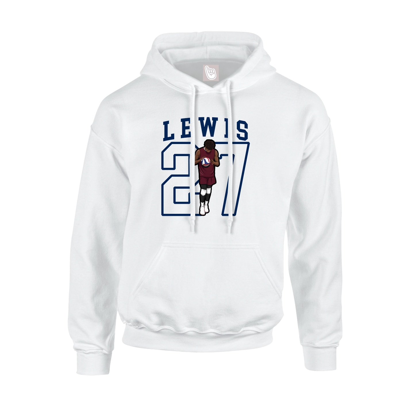 Hoodie — Shirsey in White