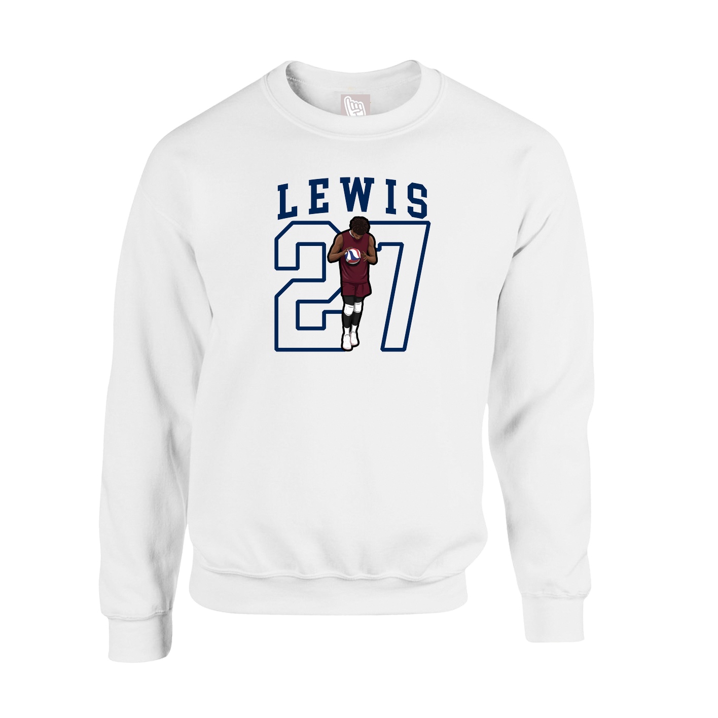 Fleece Crew — Shirsey in White