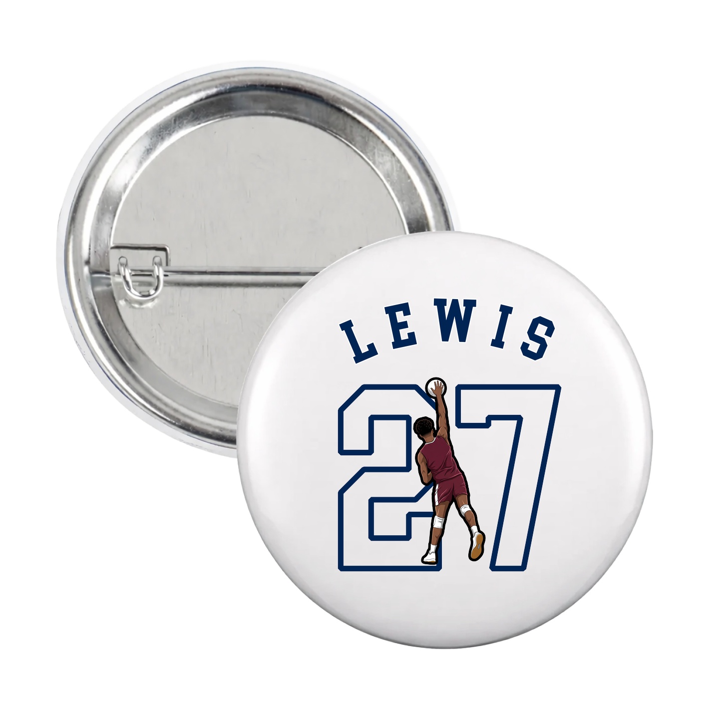 Game Day Button — Shirsey Arch in White