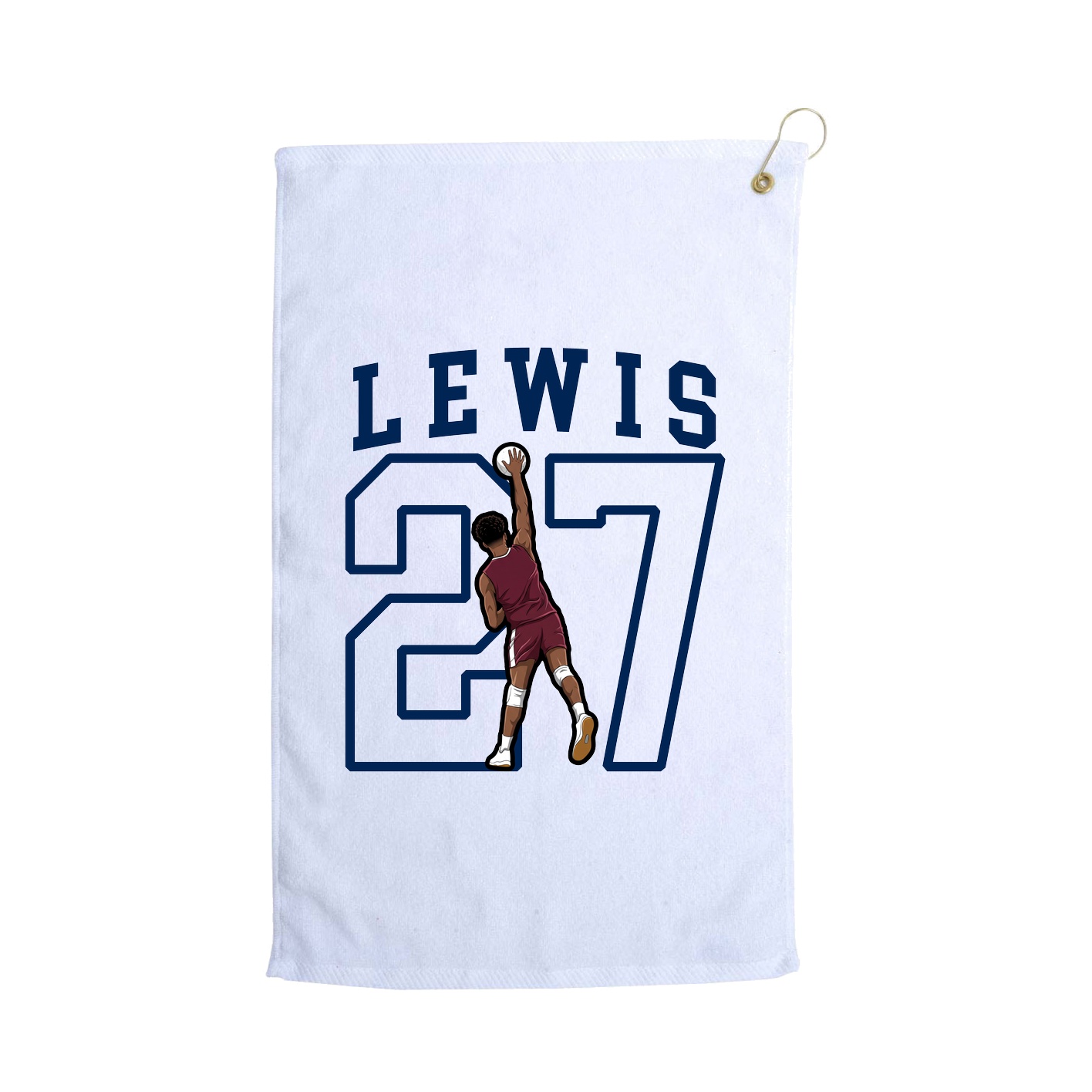 Golf Towel — Shirsey in White
