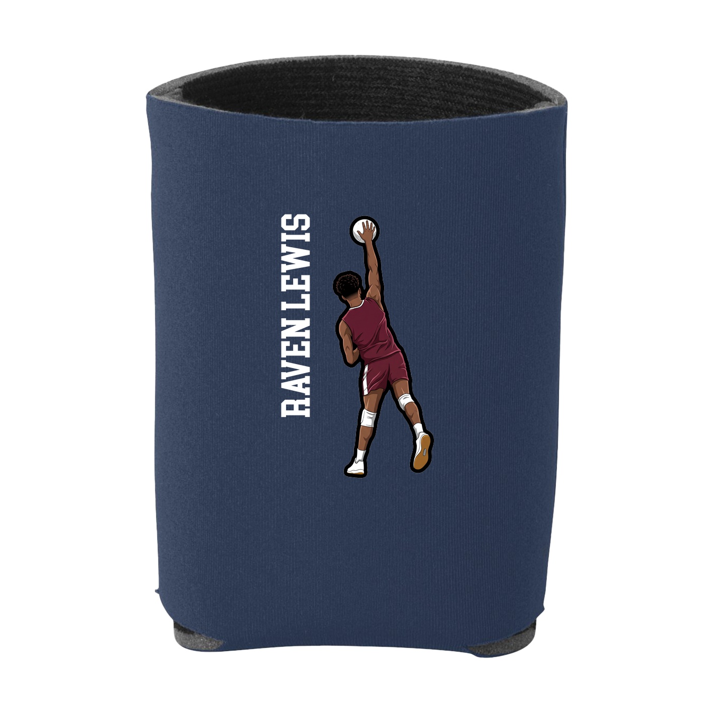 Can Holder — Name Vertical in Navy