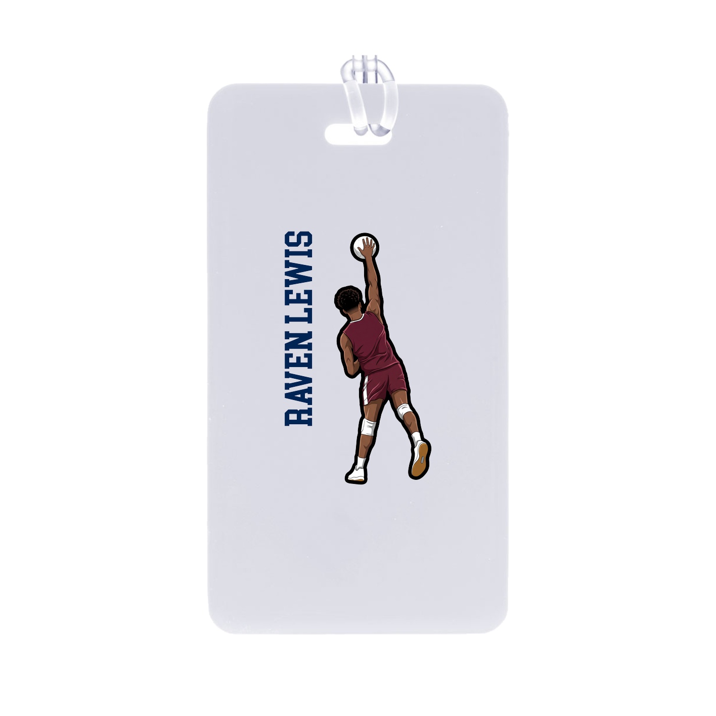 Bag Tag — Name Vertical in Classic