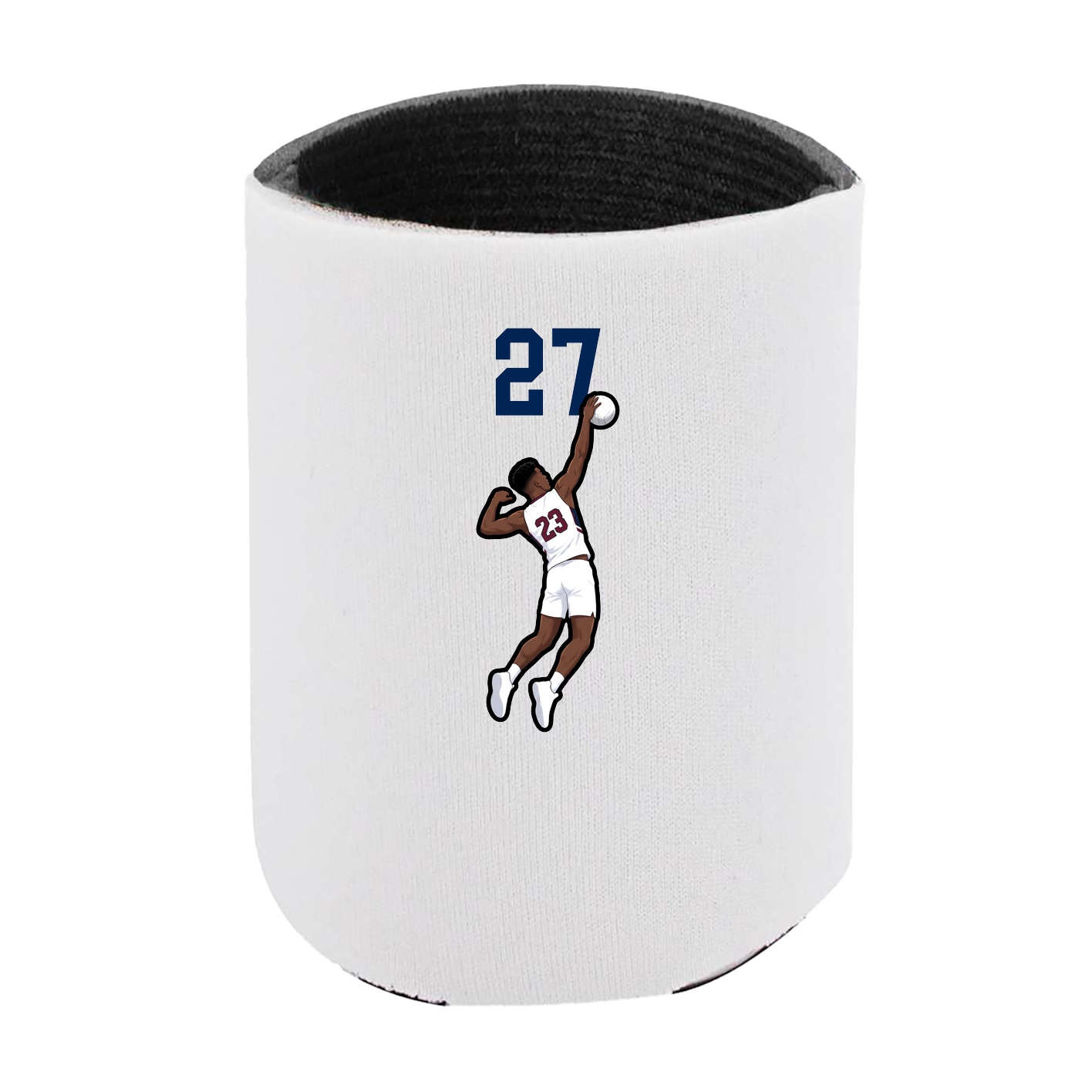 Can Holder — Number Top in White