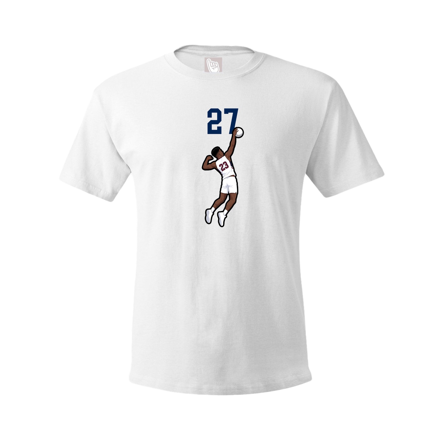 Tee — Number Top in White