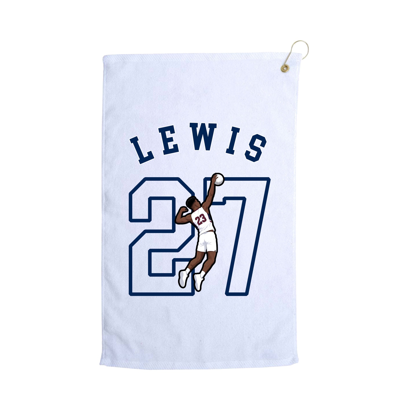 Golf Towel — Shirsey Arch in White