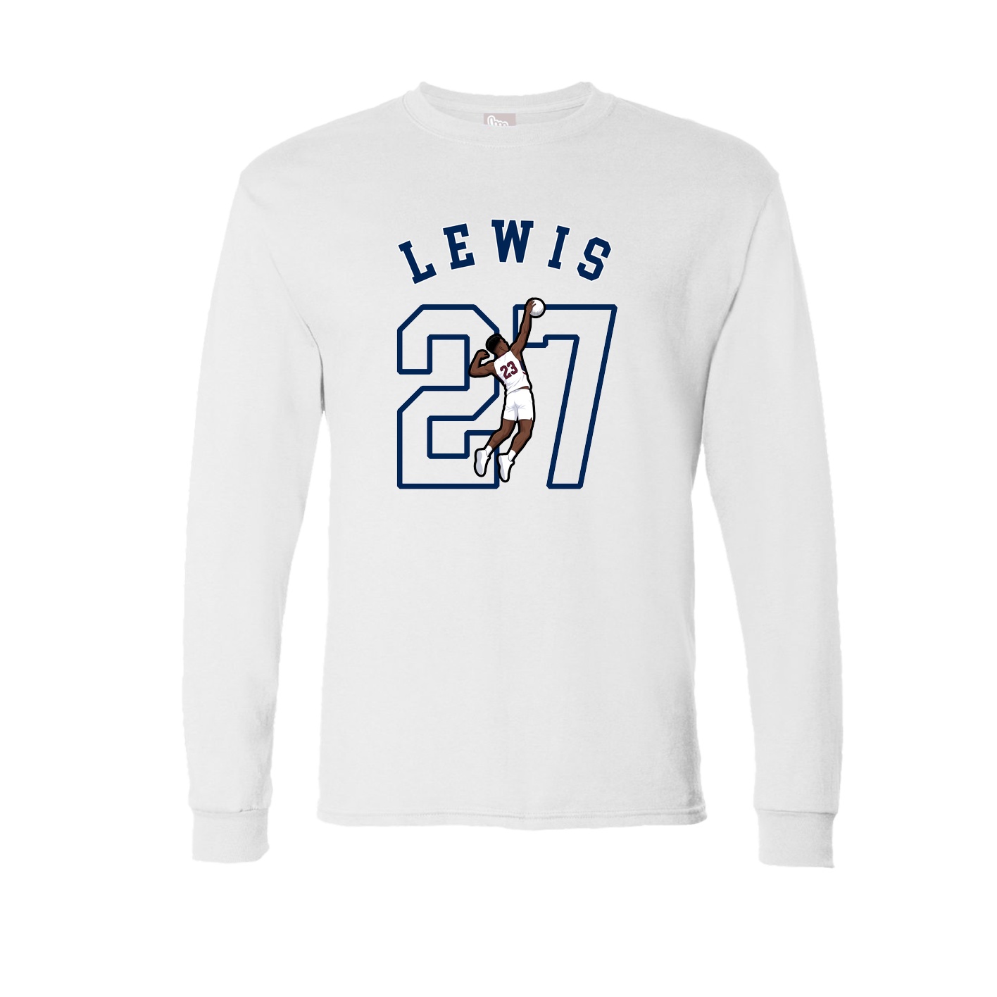 Long Sleeve Tee — Shirsey Arch in White