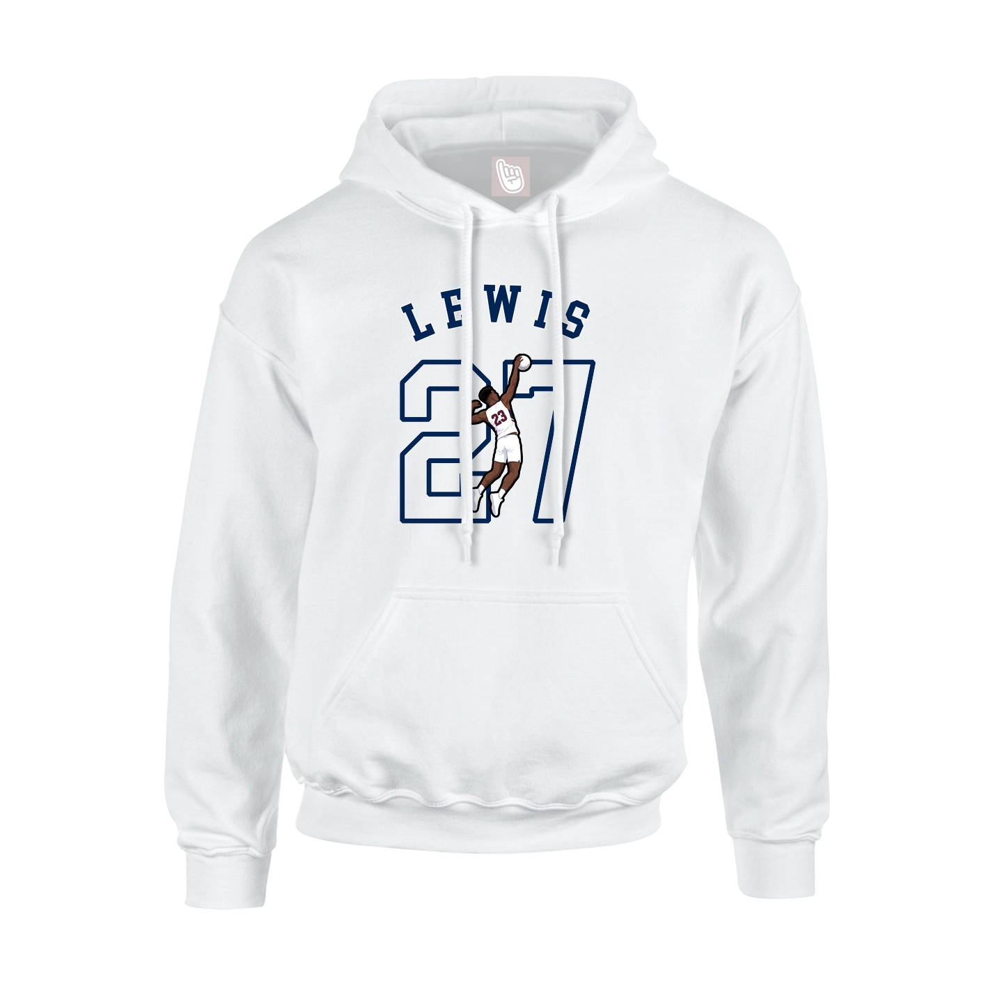 Youth Hoodie — Shirsey Arch in White
