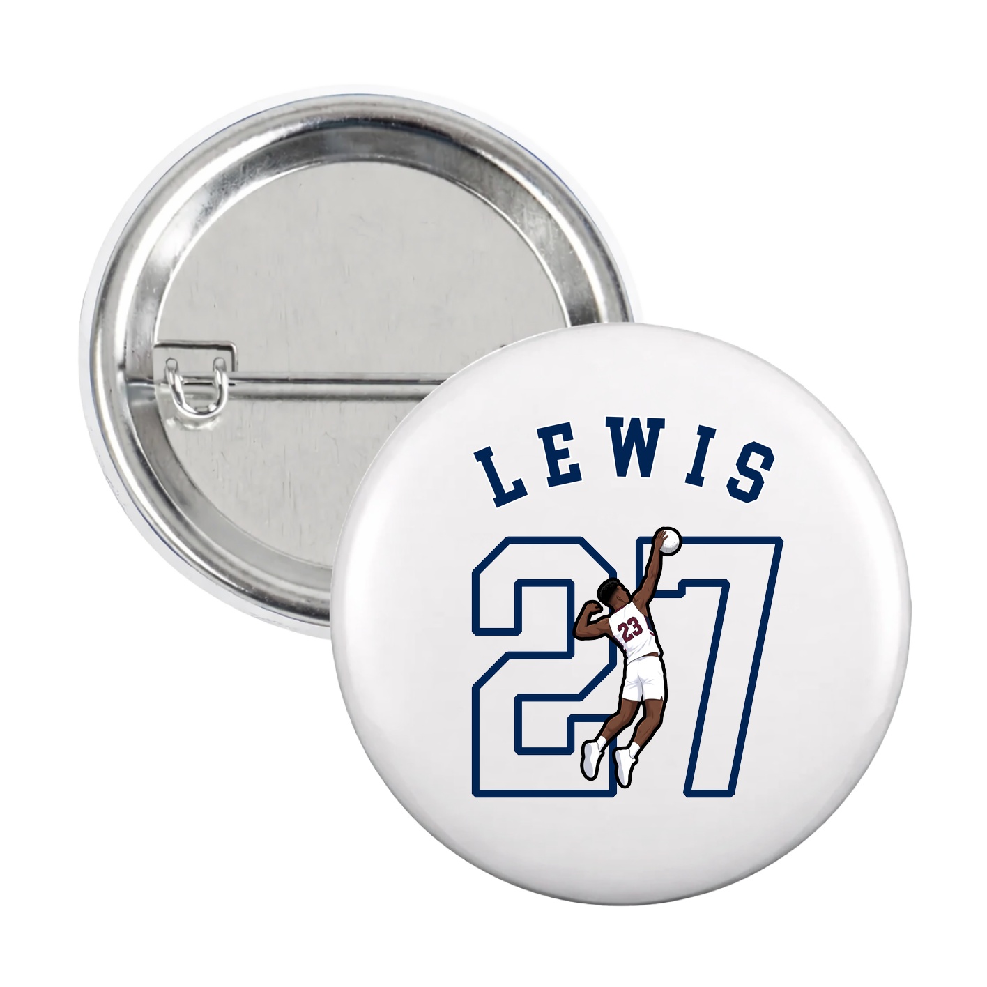 Game Day Button — Shirsey Arch in White