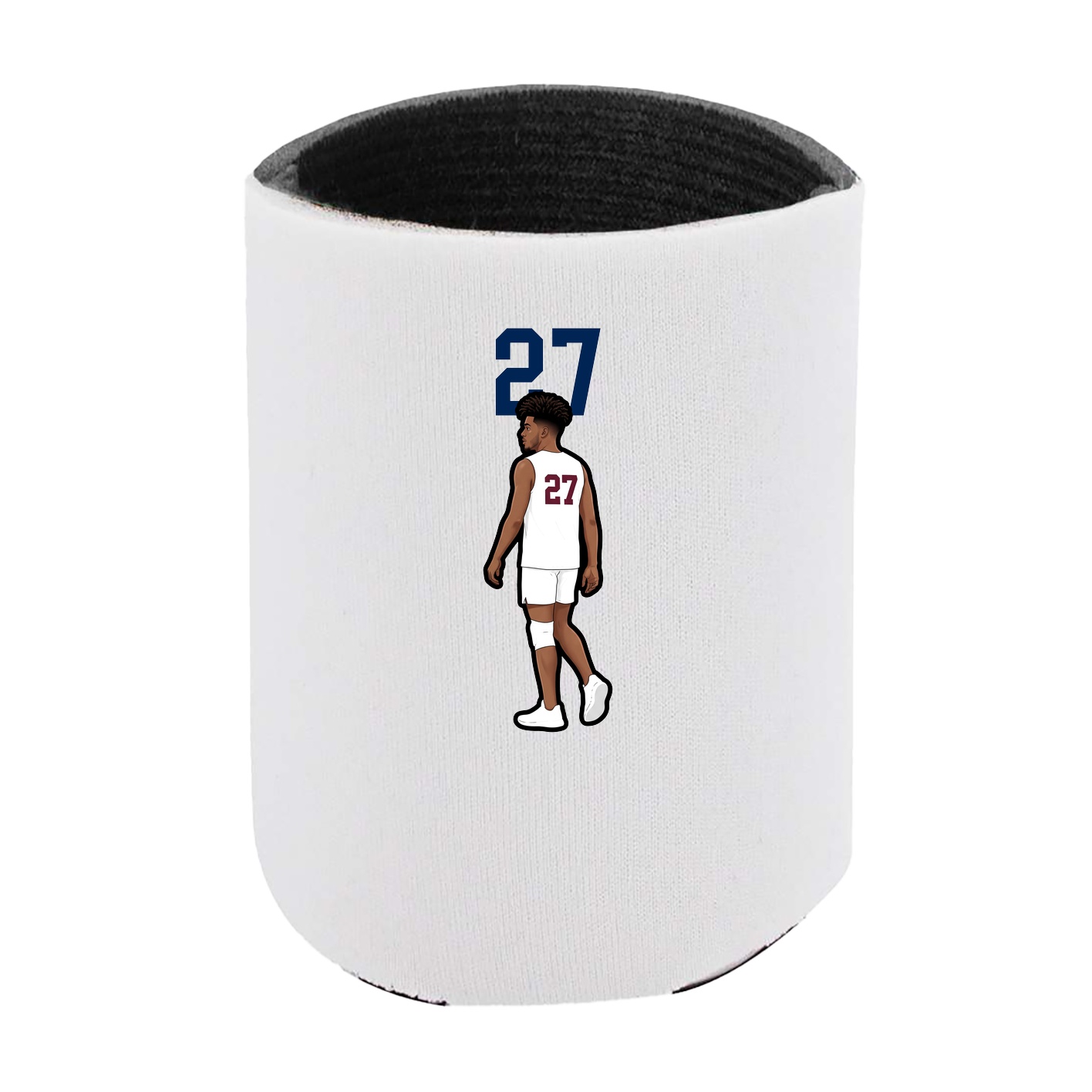Can Holder — Number Top in White