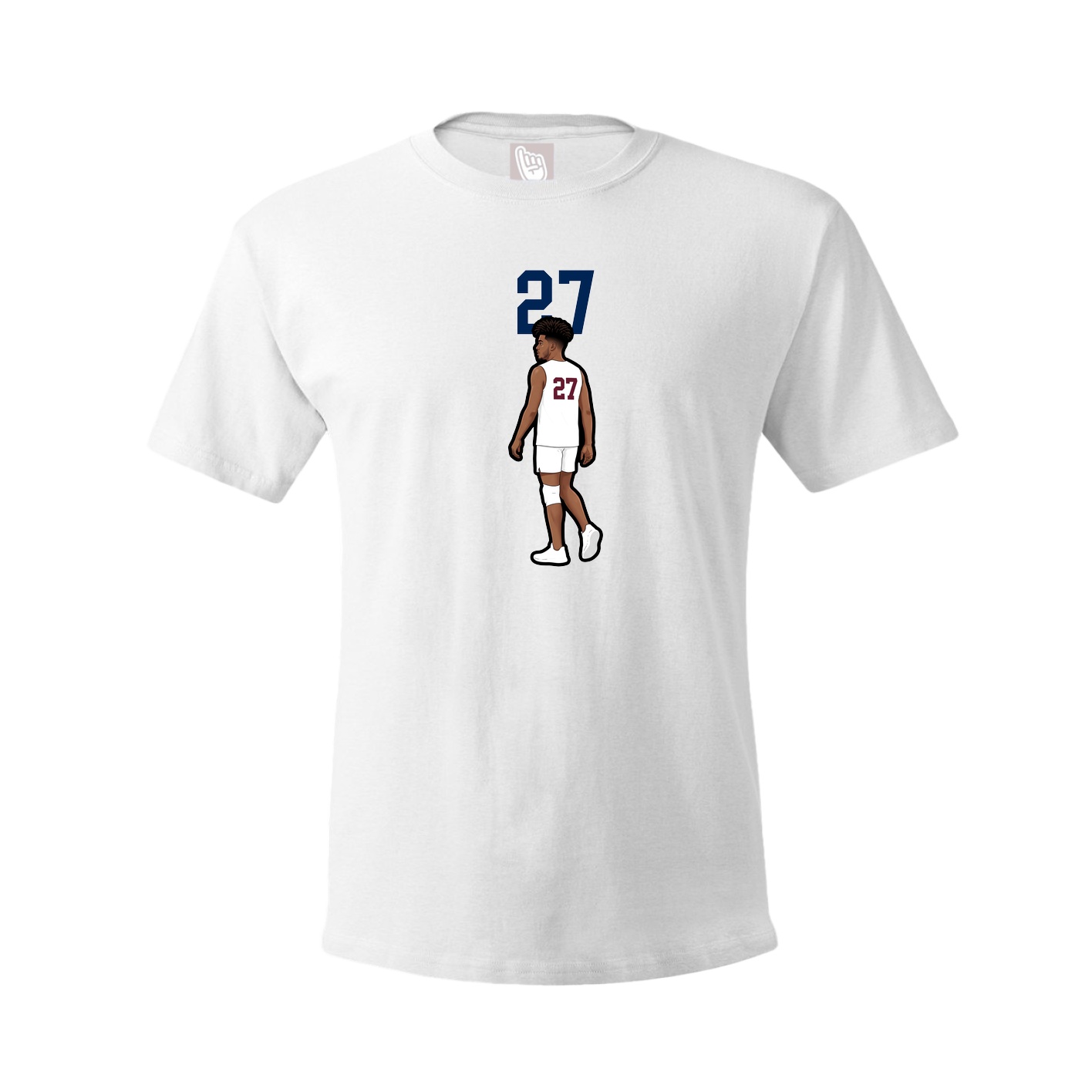 Tee — Number Top in White