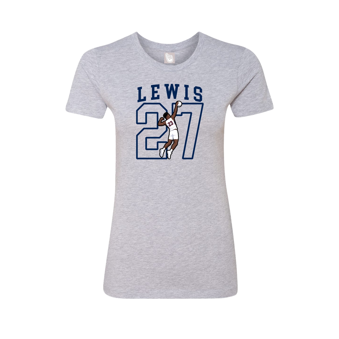 Fitted Women's Tee — Shirsey in Grey