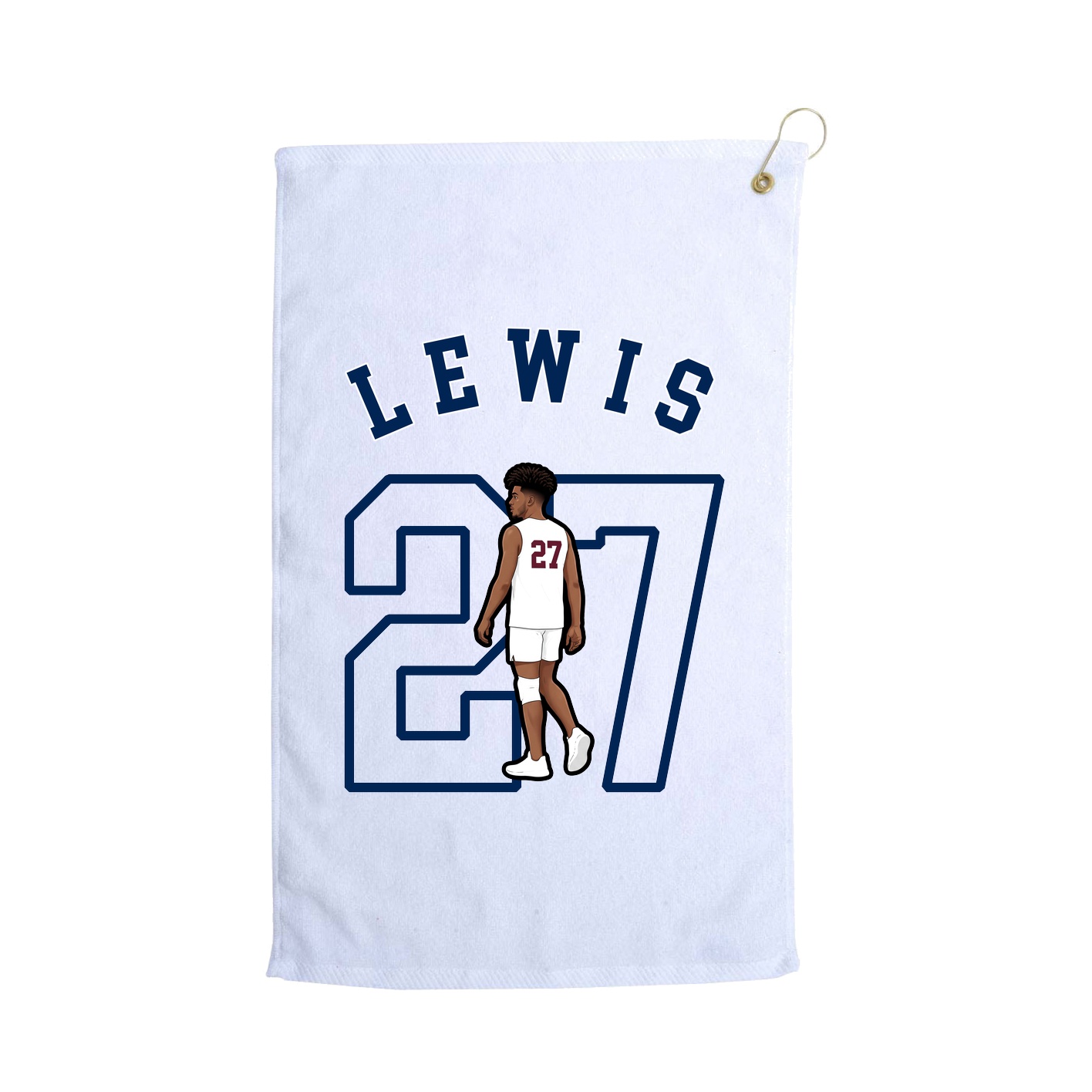 Golf Towel — Shirsey Arch in White