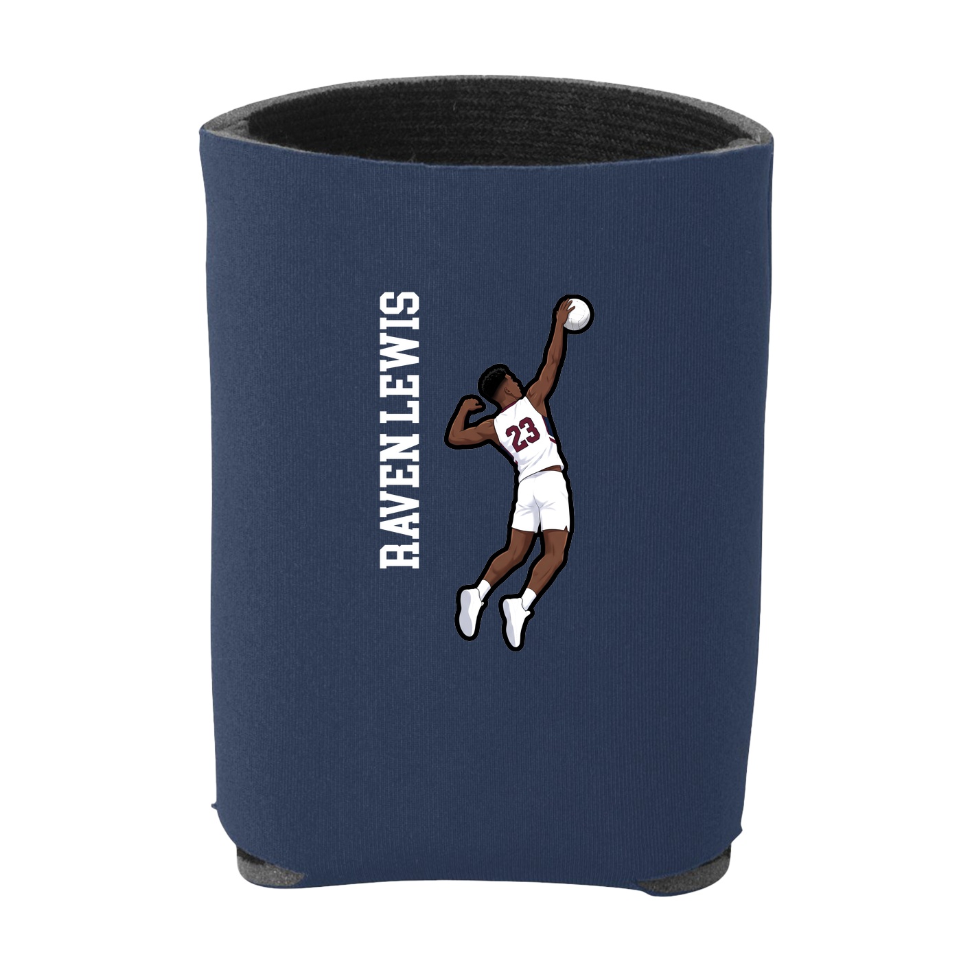 Can Holder — Name Vertical in Navy