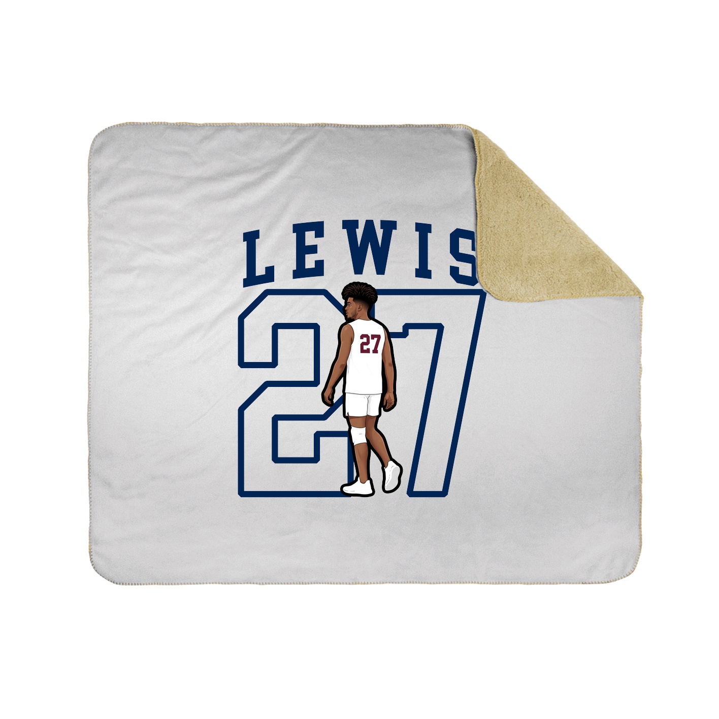 Throw Blanket — Shirsey in White