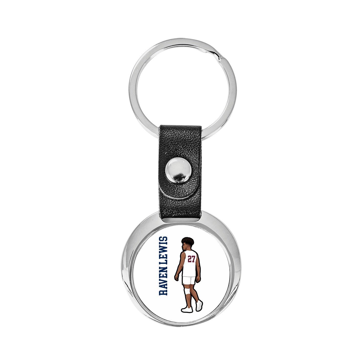 Key Chain — Name Vertical in Classic
