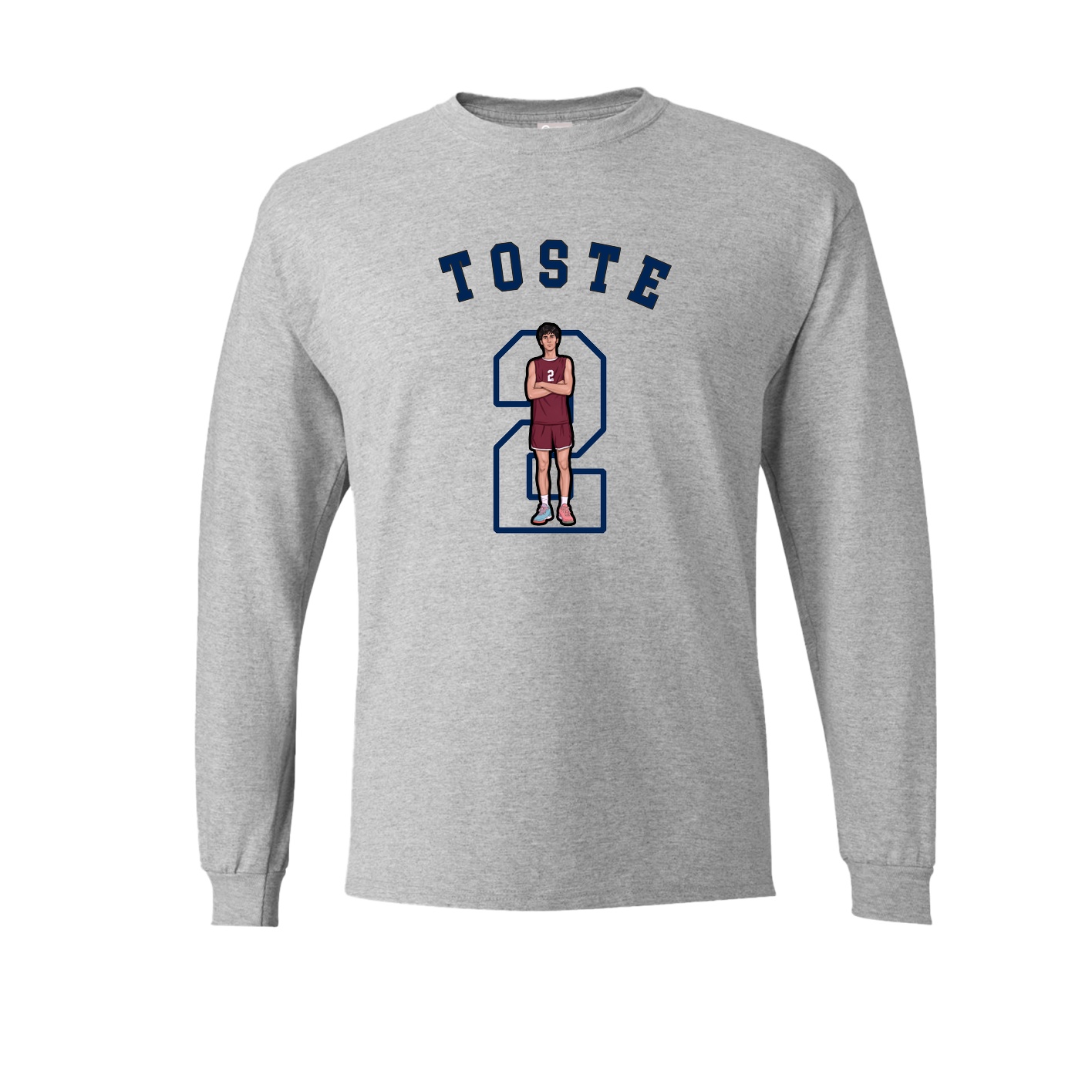 Long Sleeve Tee — Shirsey Arch in Grey