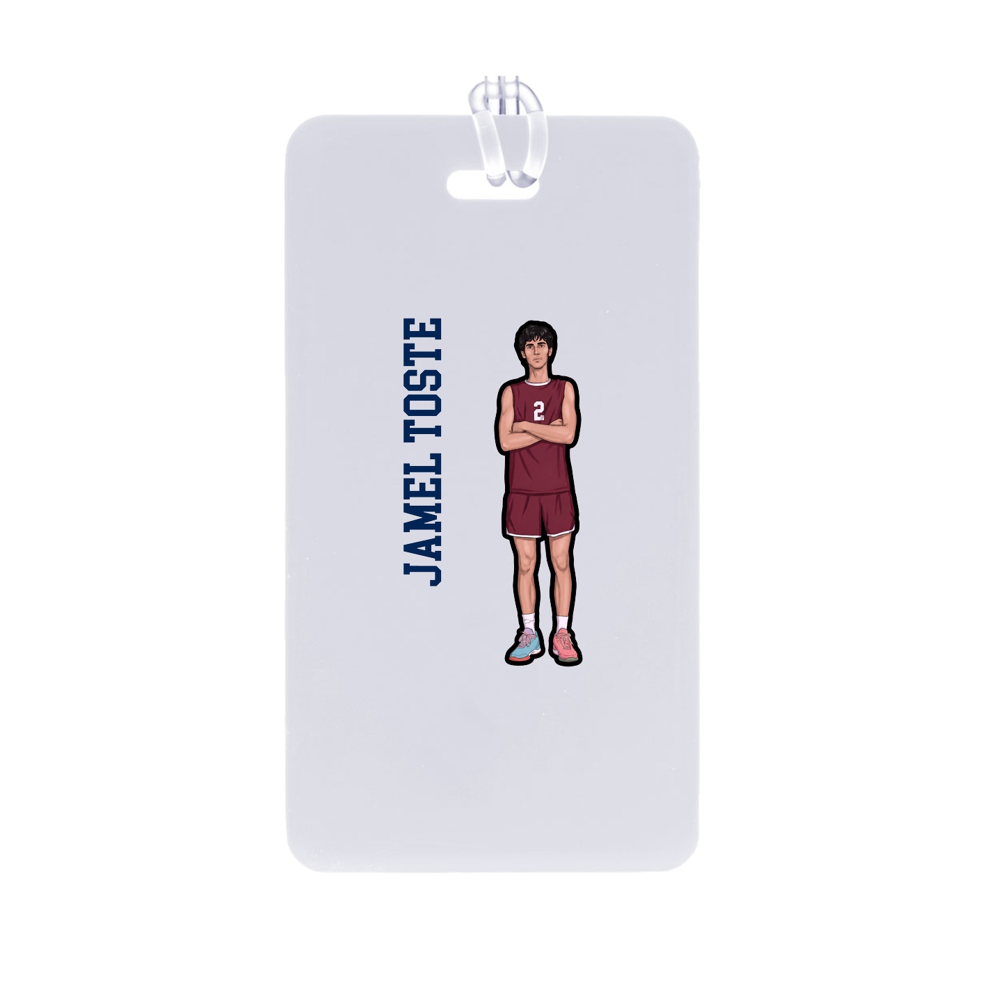 Bag Tag — Name Vertical in Classic