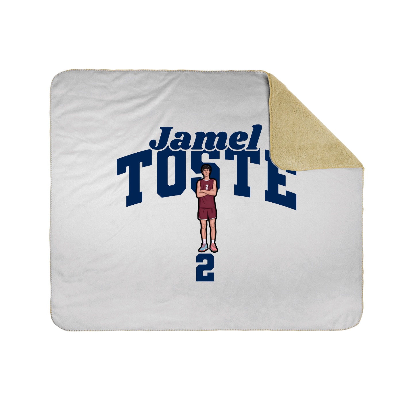 Throw Blanket — Signature Arch in White