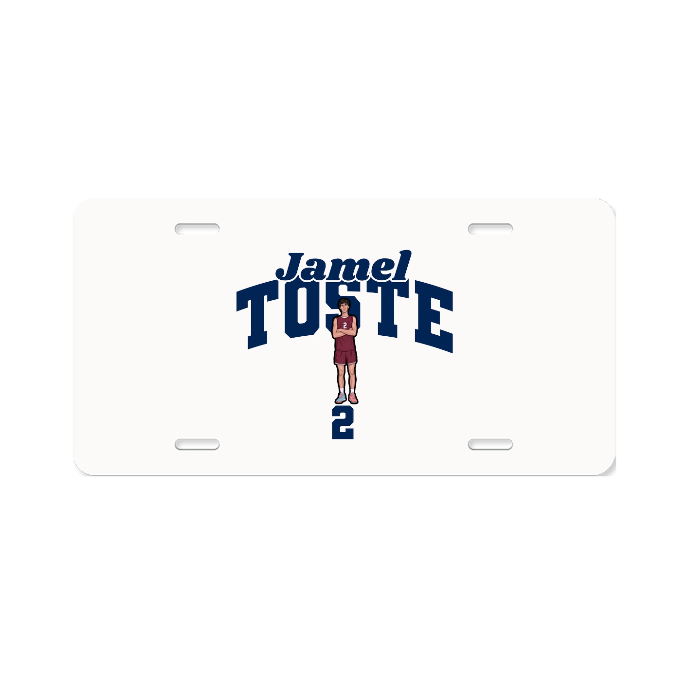 License Plate — Signature Arch in Classic