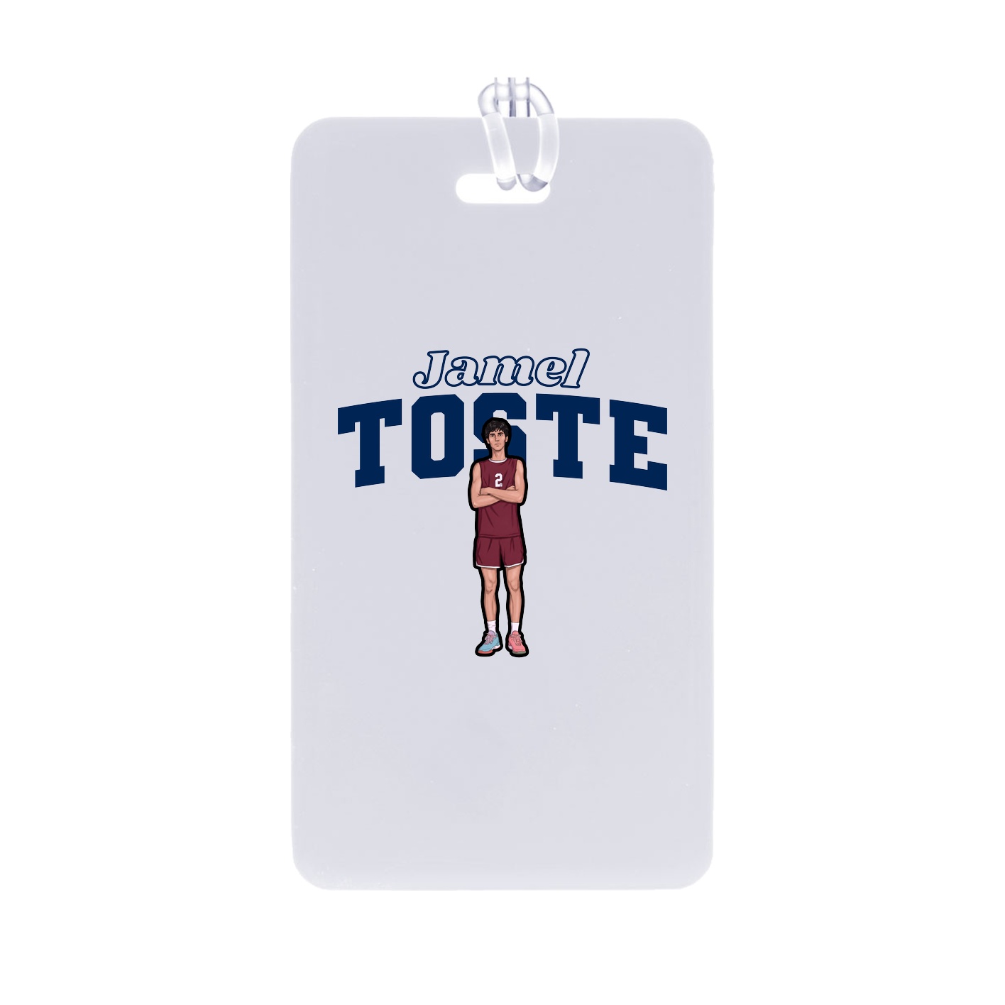 Bag Tag — Name Arch in Classic