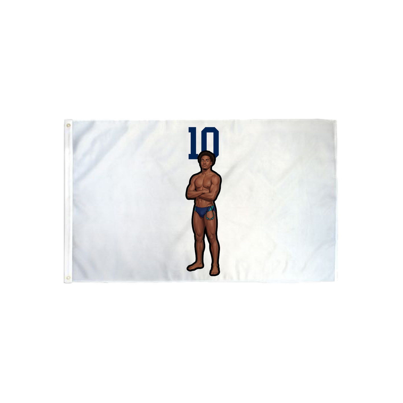 3x5 Flag — Number Top in Classic