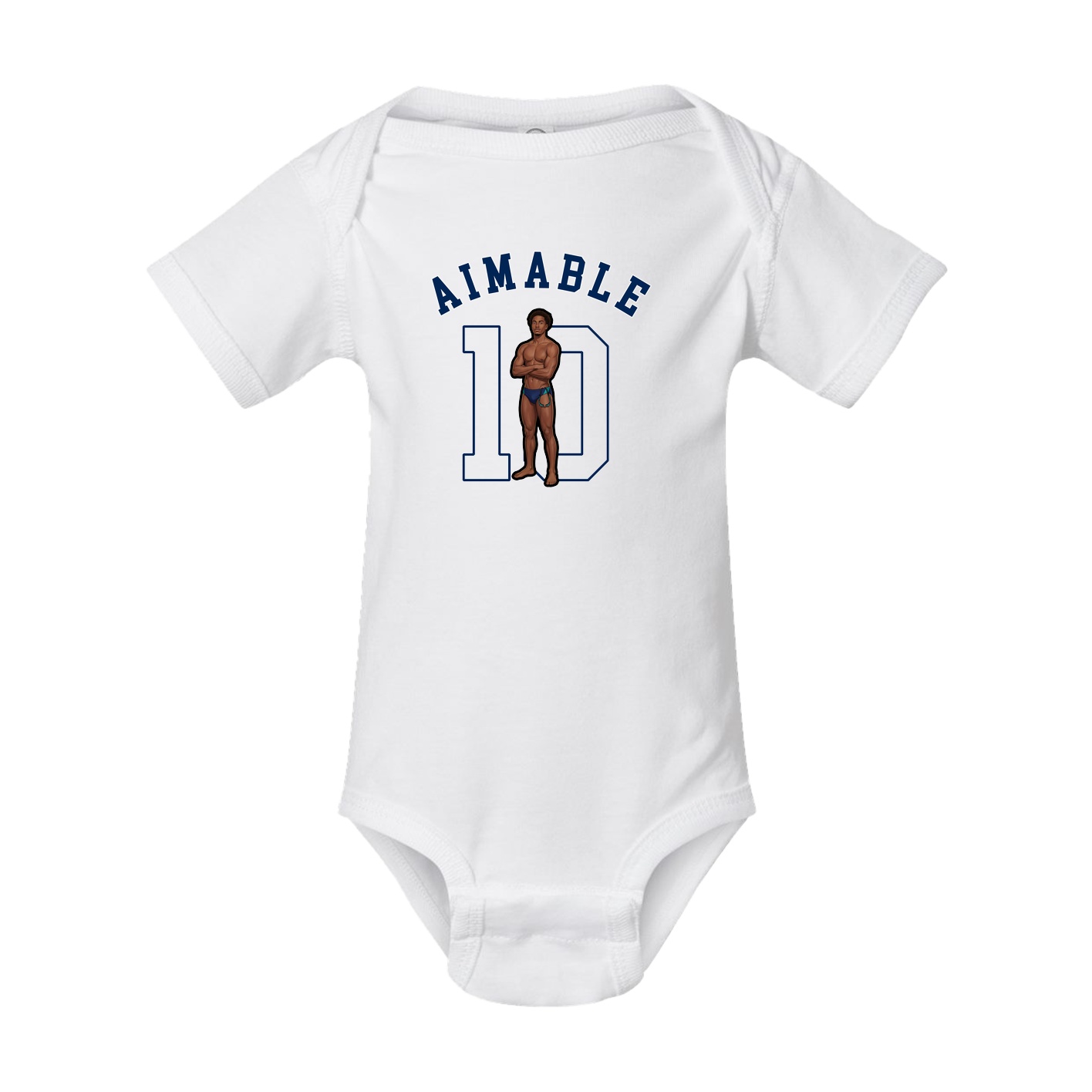 Baby Onesie — Shirsey Arch in White