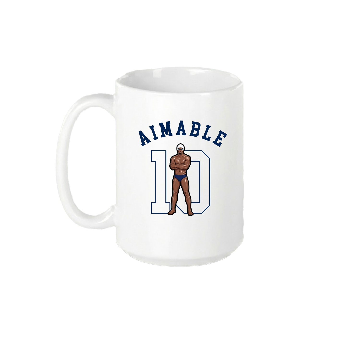 15oz Coffee Mug — Shirsey Arch in White