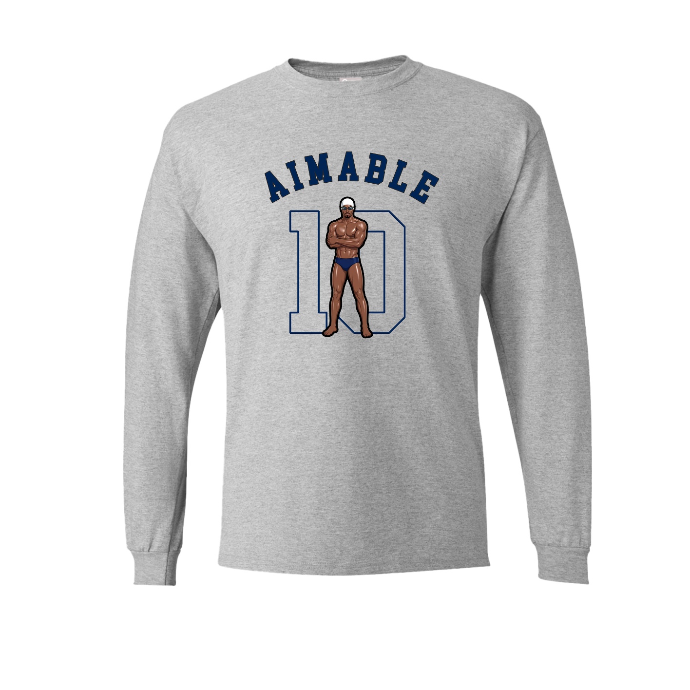 Long Sleeve Tee — Shirsey Arch in Grey