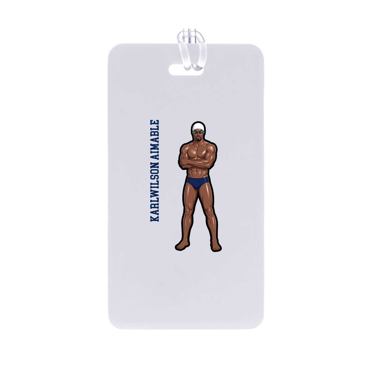 Bag Tag — Name Vertical in Classic