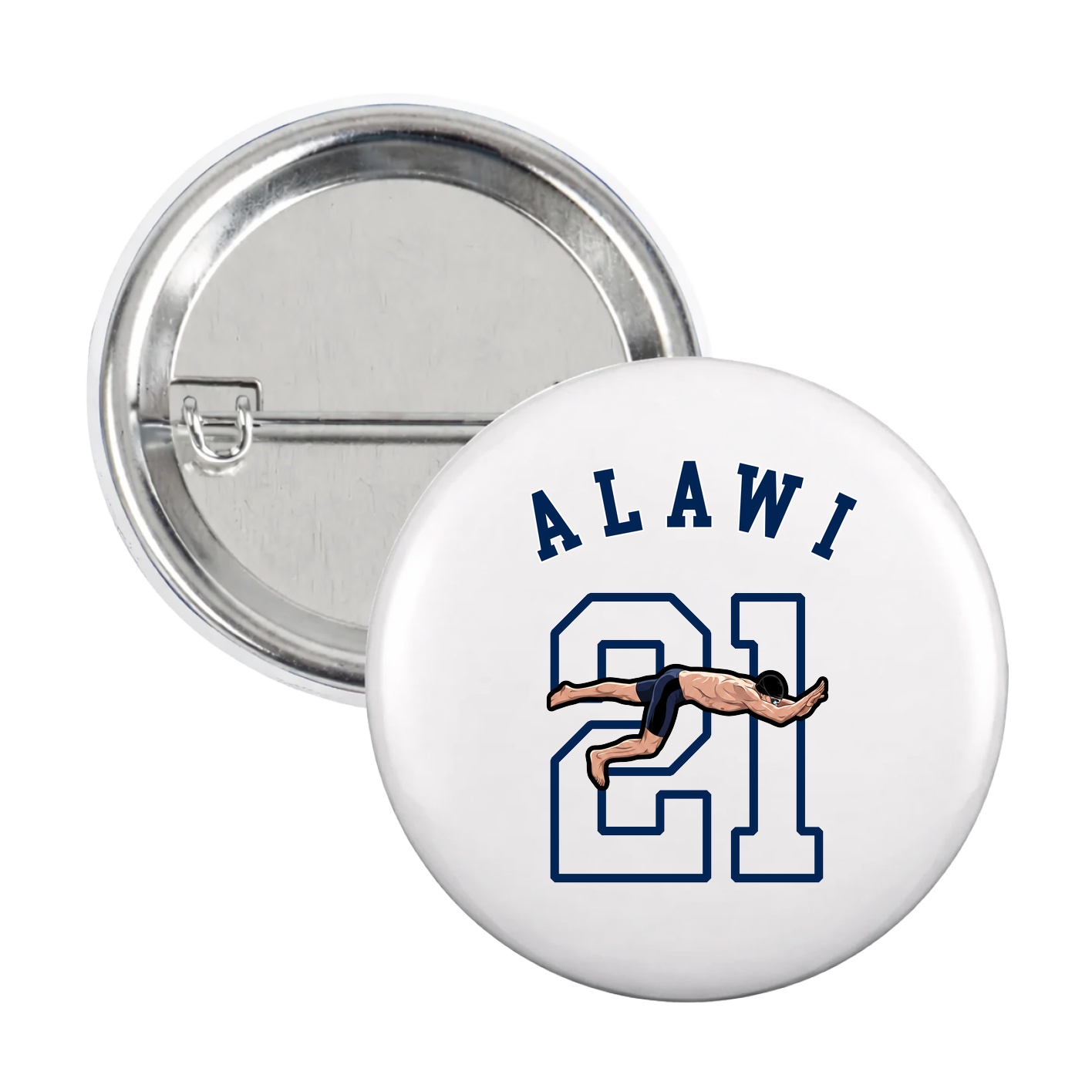 Game Day Button — Shirsey Arch in White