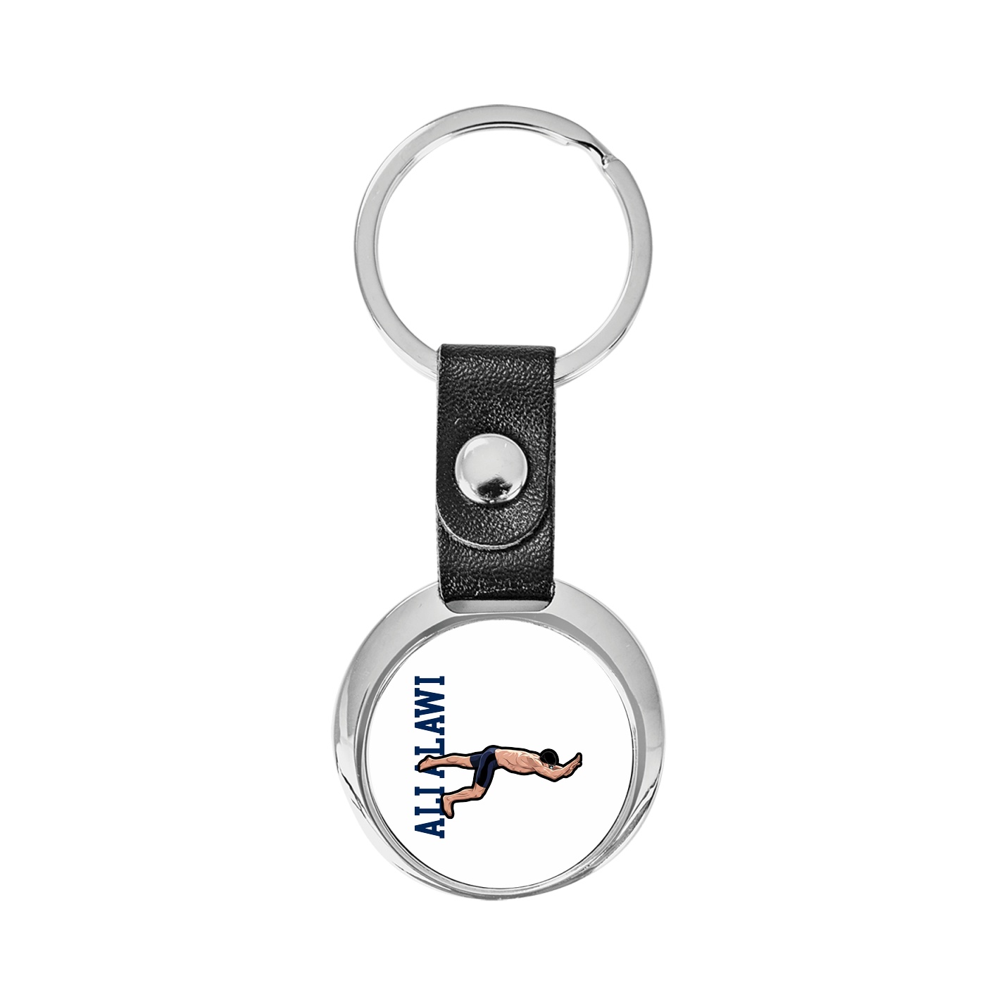 Key Chain — Name Vertical in Classic