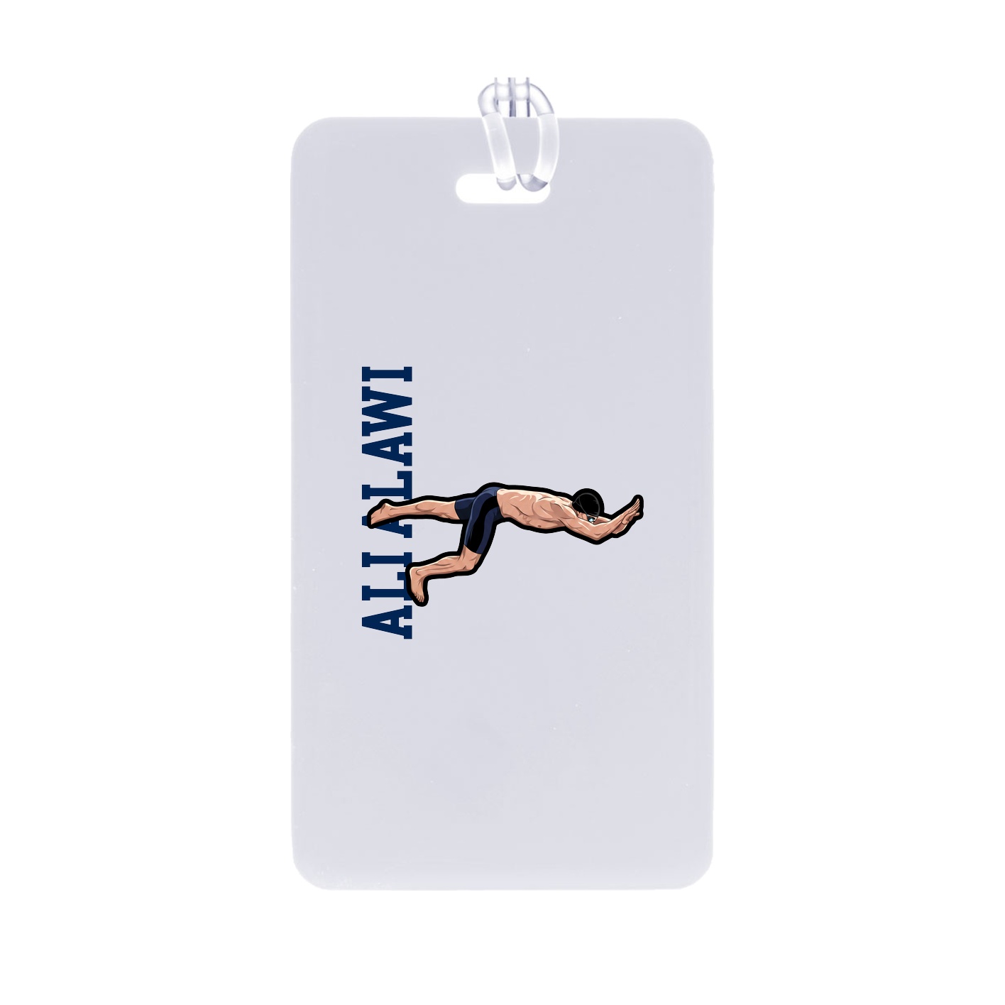 Bag Tag — Name Vertical in Classic