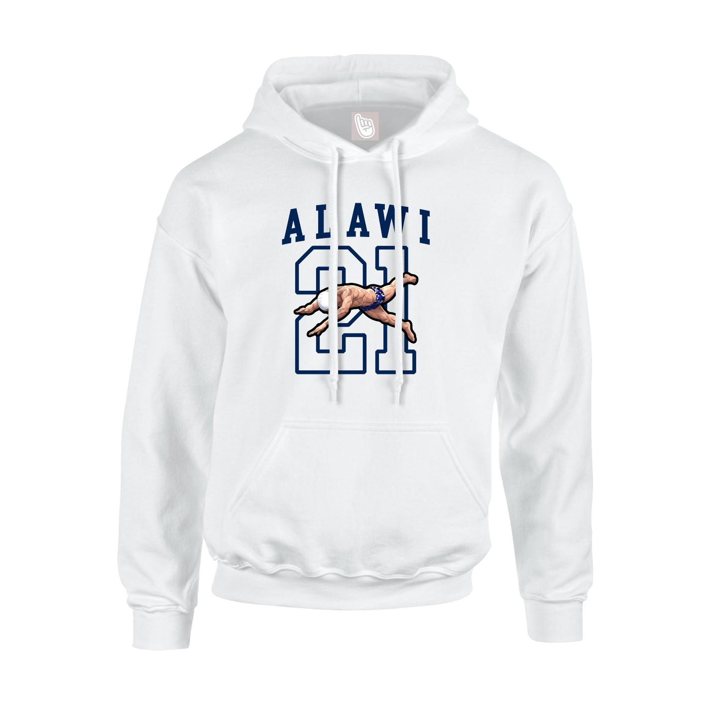 Hoodie — Shirsey in White