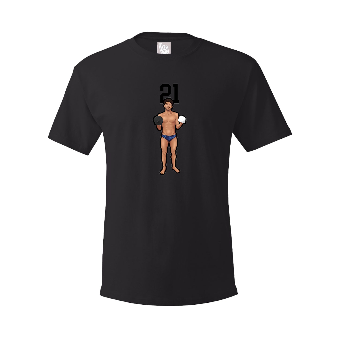 Tee — Number Top in Black