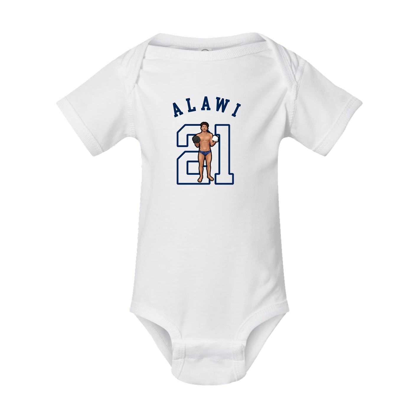Baby Onesie — Shirsey Arch in White