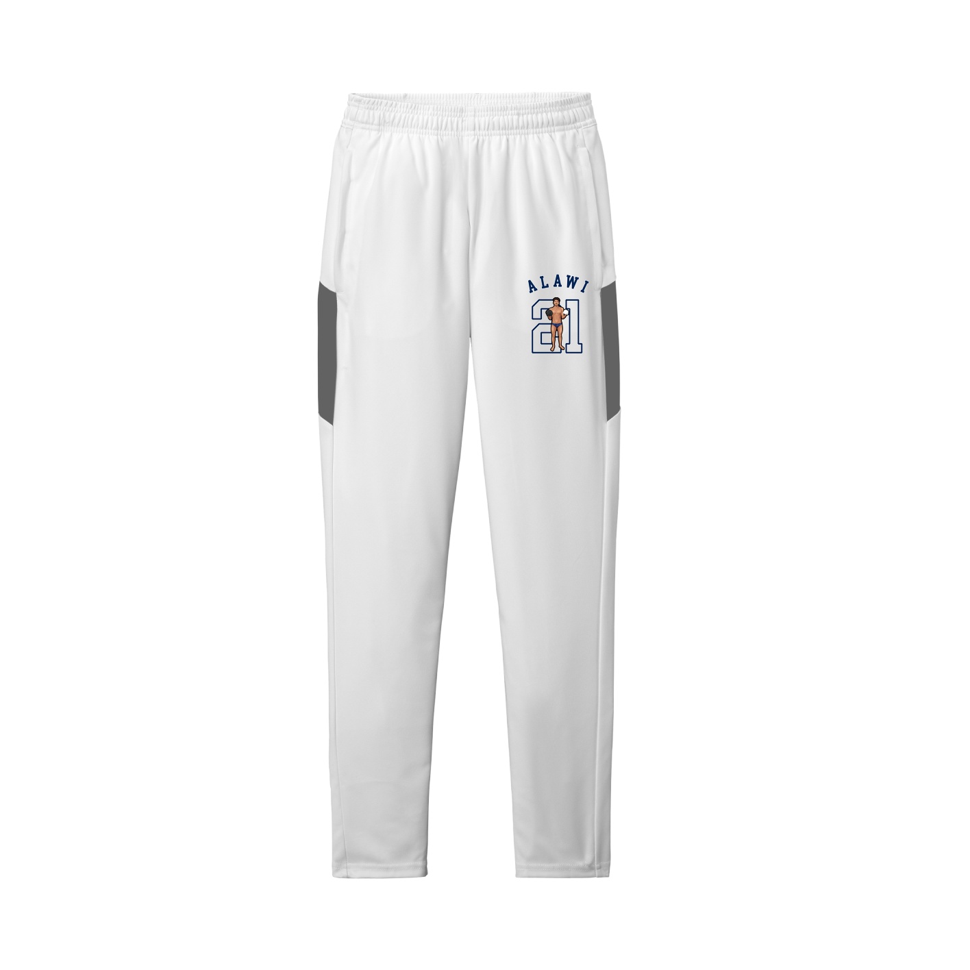 Team Travel Pant — Shirsey Arch in White/Grey