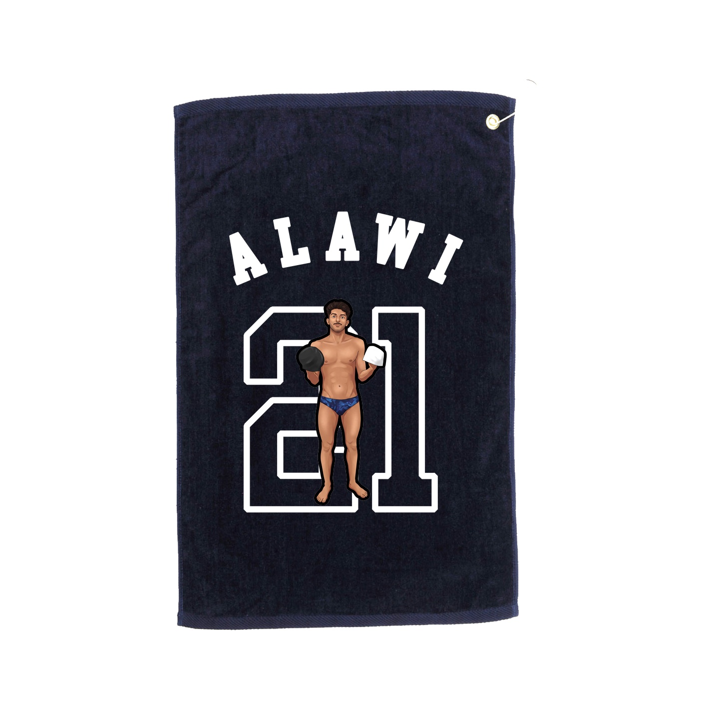 Golf Towel — Shirsey Arch in Navy