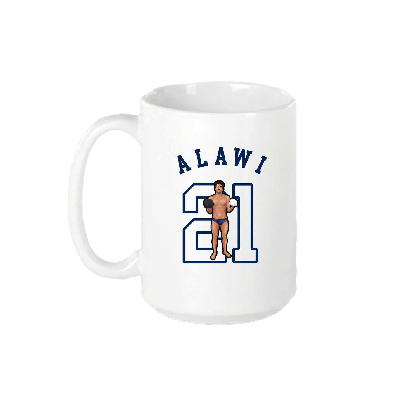 15oz Coffee Mug — Shirsey Arch in White