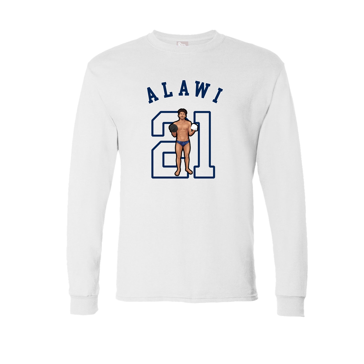 Long Sleeve Tee — Shirsey Arch in White