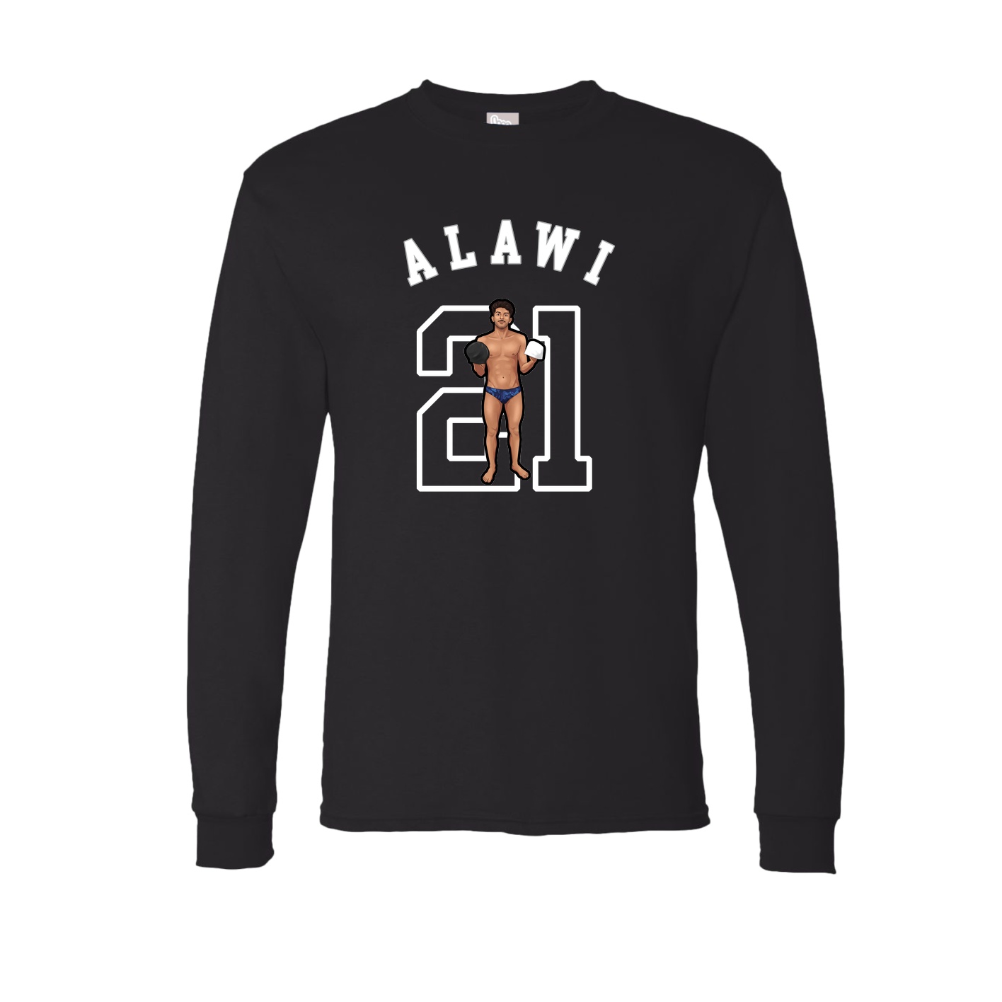 Long Sleeve Tee — Shirsey Arch in Black