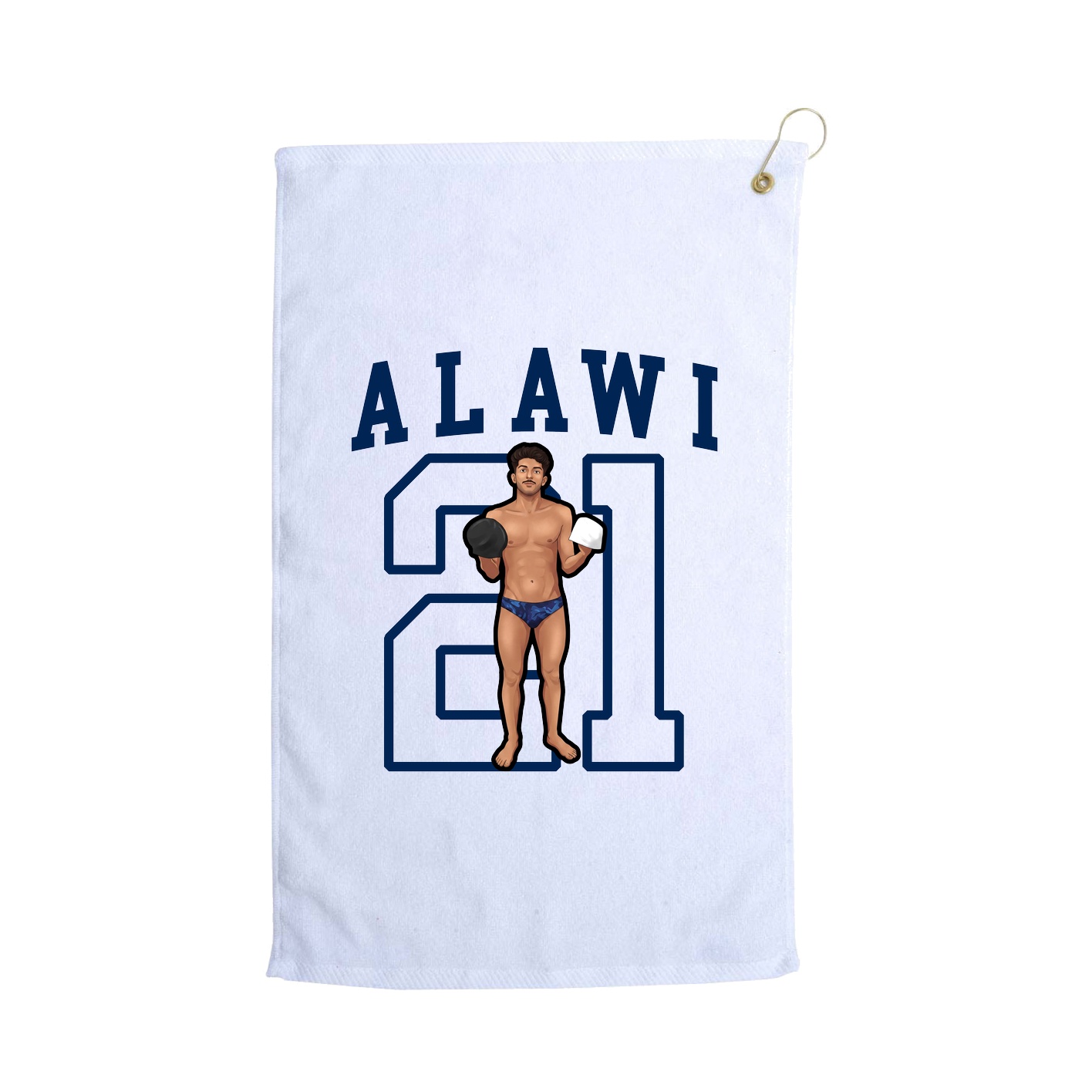 Golf Towel — Shirsey in White