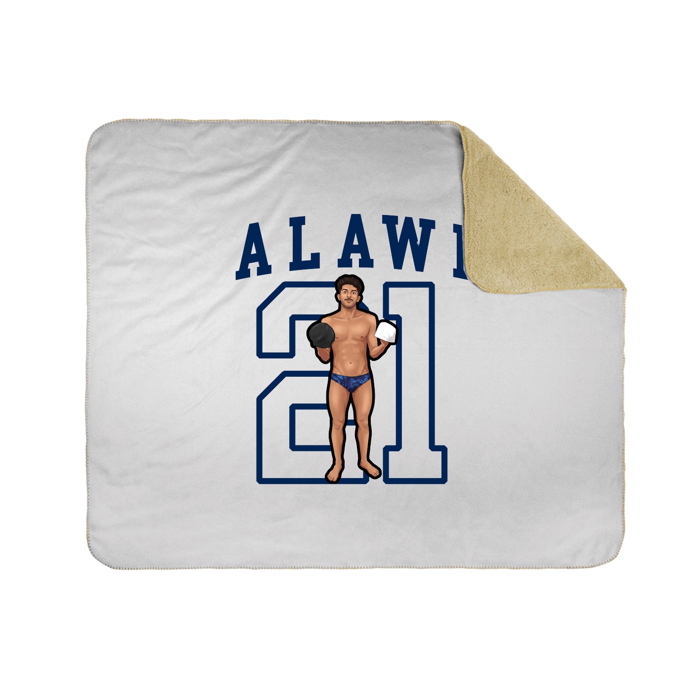 Throw Blanket — Shirsey in White