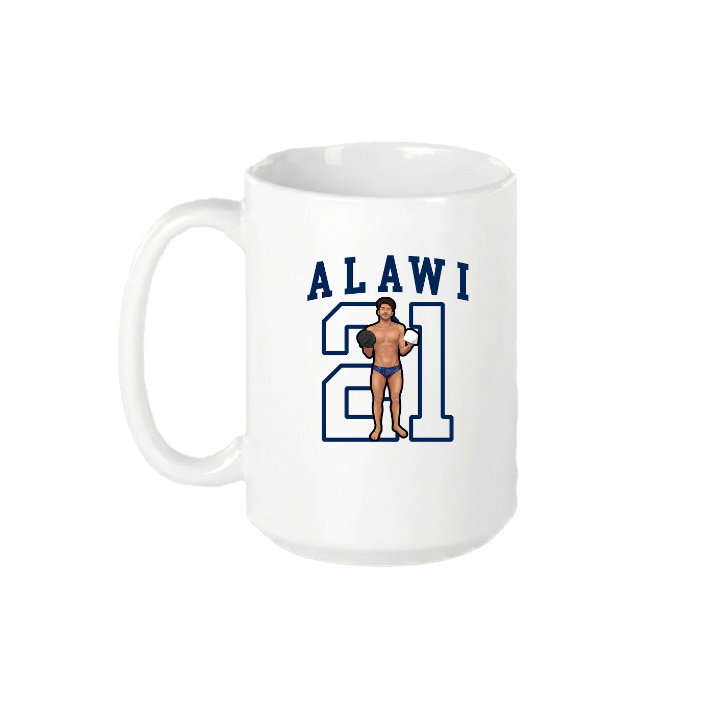 15oz Coffee Mug — Shirsey in White