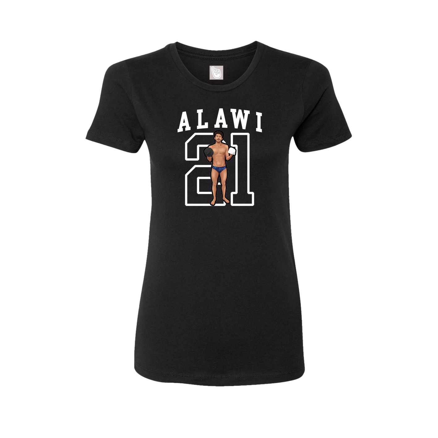 Fitted Women's Tee — Shirsey in Black