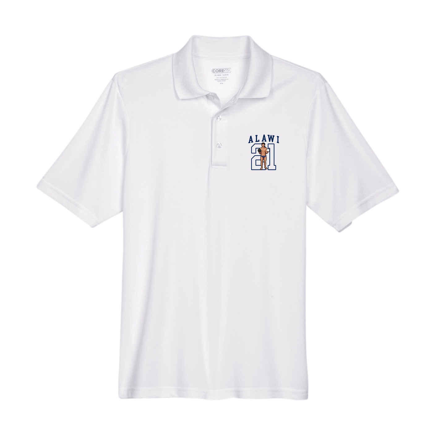 Performance Polo — Shirsey in White