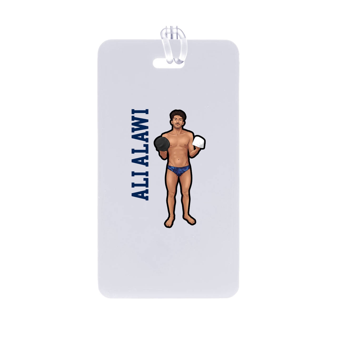 Bag Tag — Name Vertical in Classic