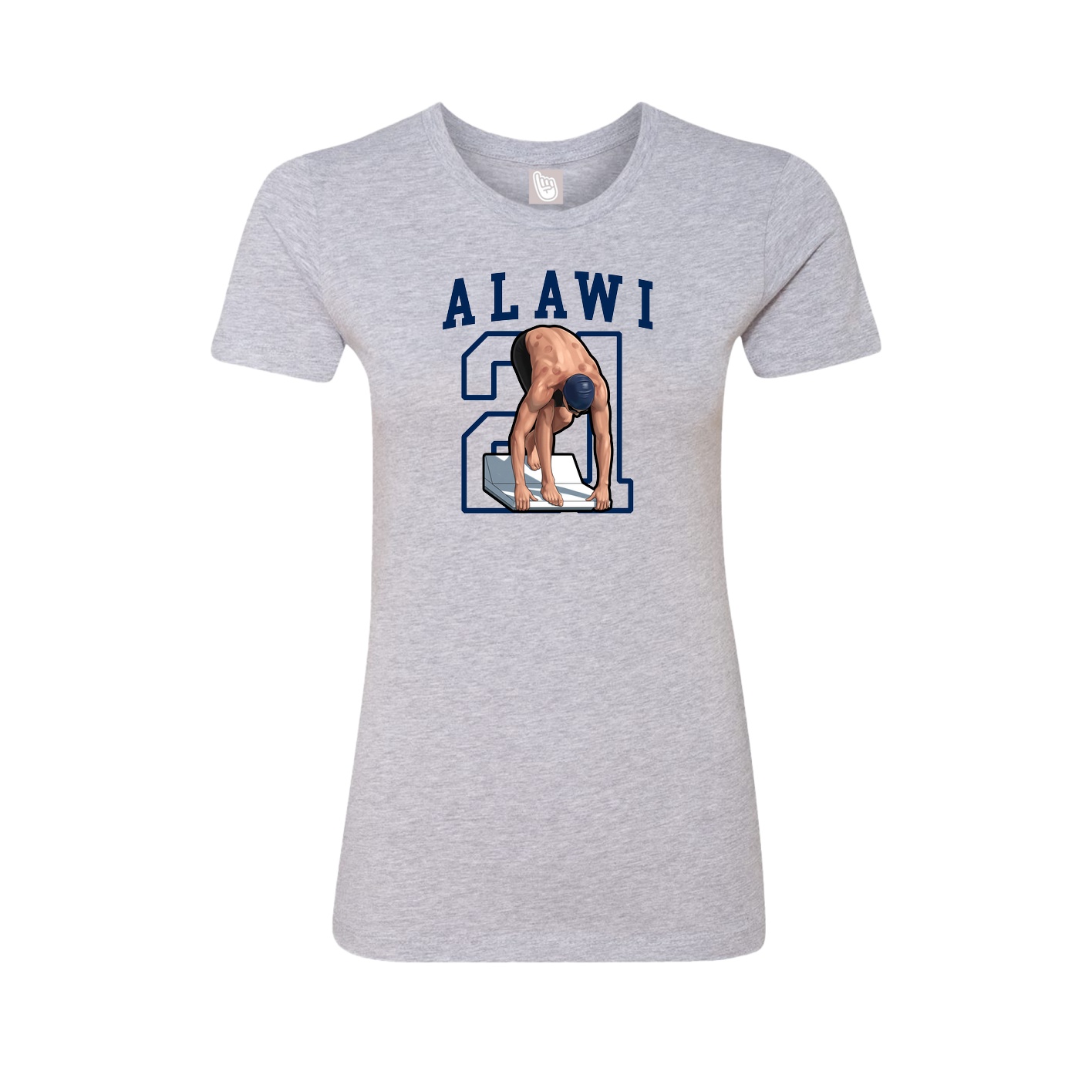 Fitted Women's Tee — Shirsey in Grey
