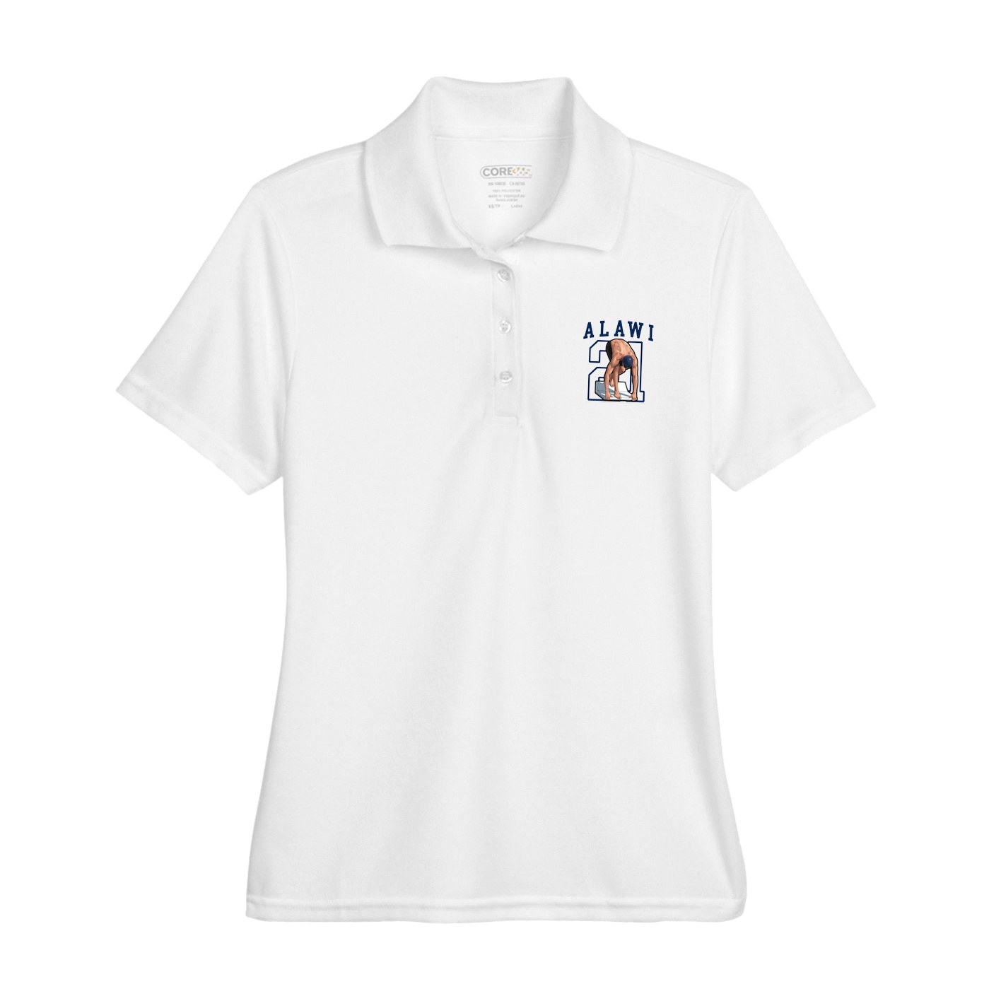 Womens Performance Polo — Shirsey in White