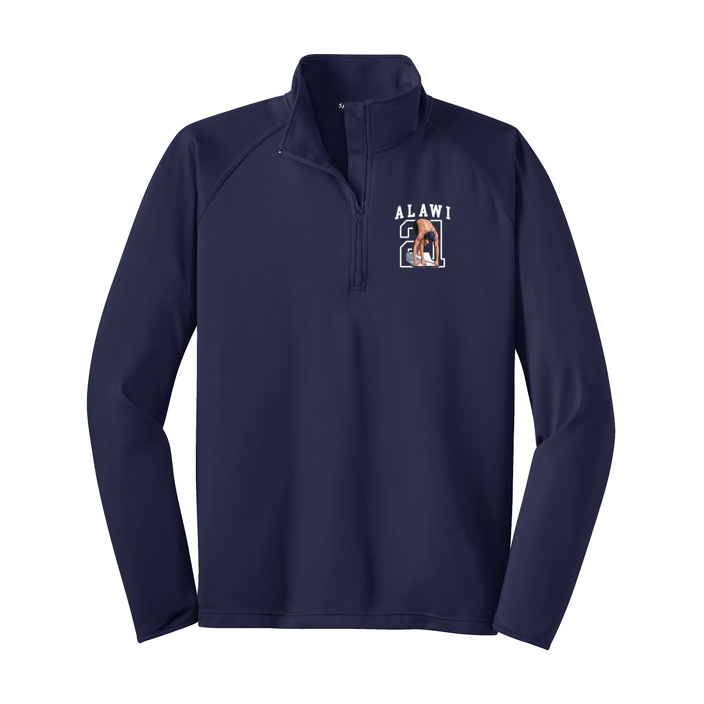 Q-Zip Pullover — Shirsey in Navy